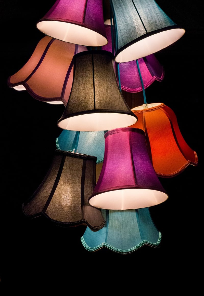 Statement chandelier